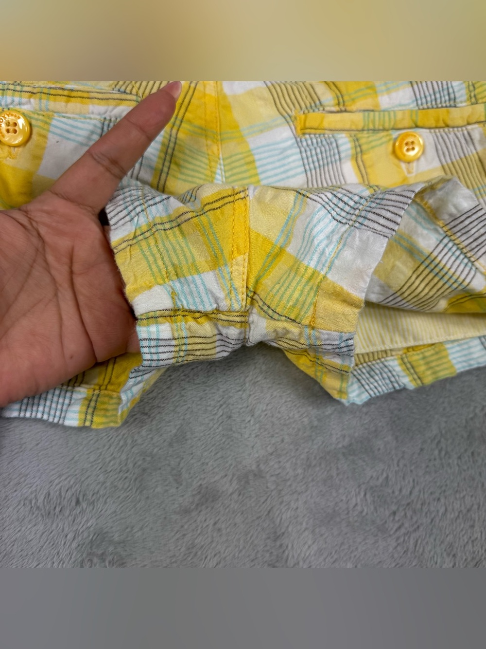 Vintage Roxy plaid shorts sz 9 juniors - Picture 8 of 9